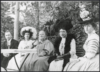 Franz Roesler, Mariolita Rossetti, Madame Helbig, Madame Domanget